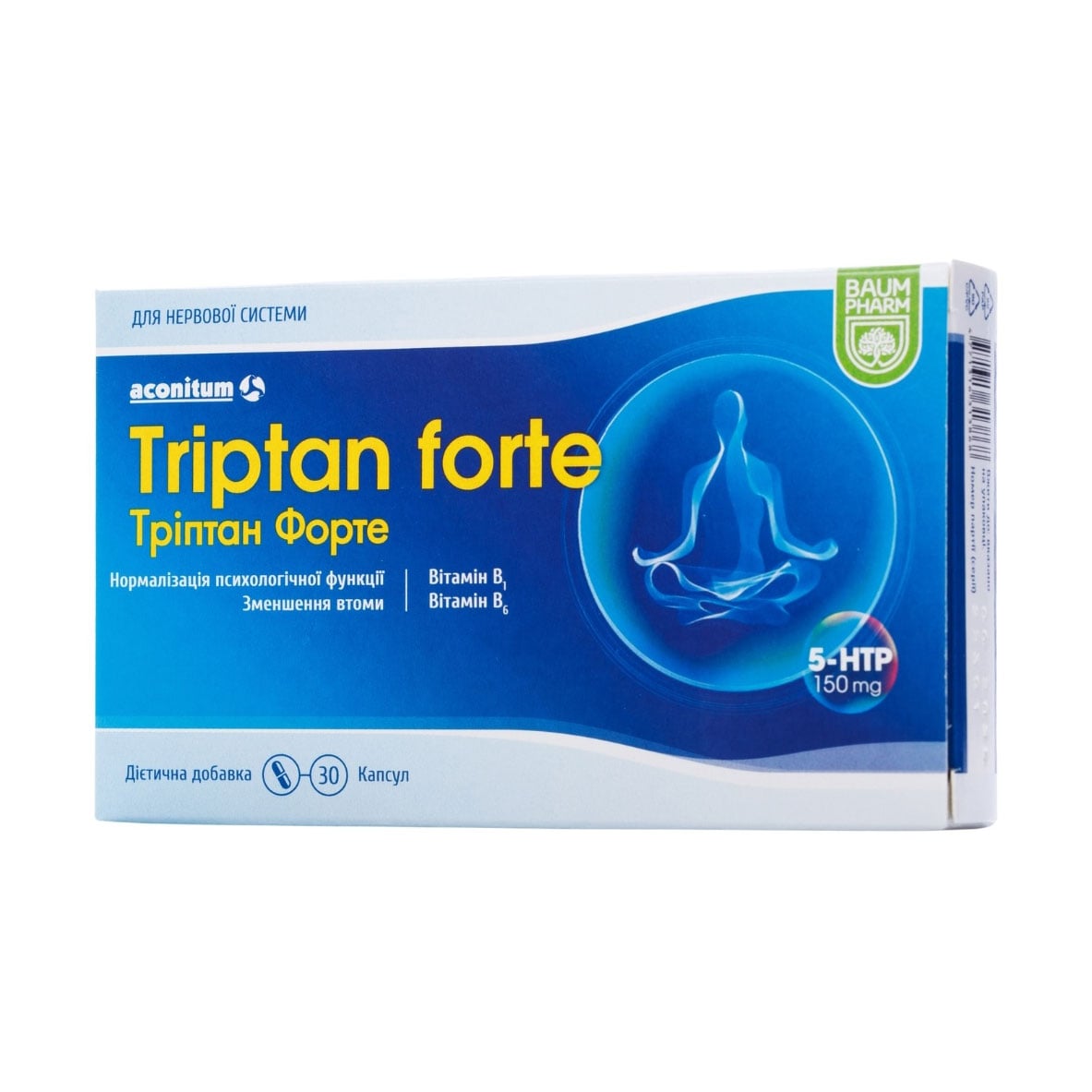 Тріптан форте Baum Pharm Triptan Forte 150 мг, 30 капсул